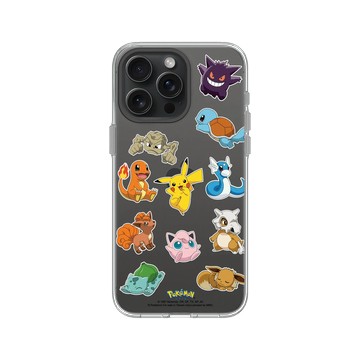 iPhone 15 Pro Max Clear 透明 - 寶可夢 Pokemon - Sticker-去吧寶可夢