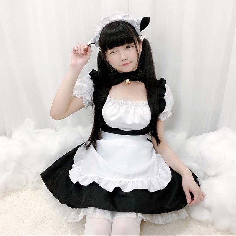 ハロウィン コスプレ メイド服 メイド 衣装 猫耳 仮装 コスチューム