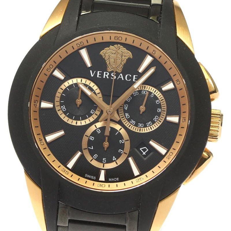 ヴェルサーチ VERSACE VEM800418 キャラクター クロノグラフ クォーツ メンズ 箱・保証書付き_761911 | LINEショッピング