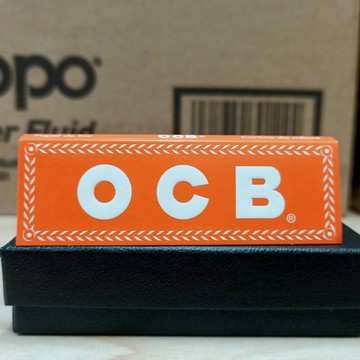 【現貨】 正品 法國 OCB手捲菸紙 標準中磅紙 帶黏貼設計  一本50張 (ORANGE --70MM)