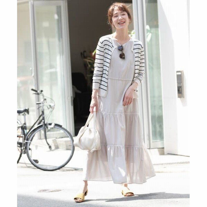 Urban Research Rosso アーバンリサーチ ロッソ F By Rosso コットンボイルティアードワンピース L Beige 38 通販 Lineポイント最大get Lineショッピング