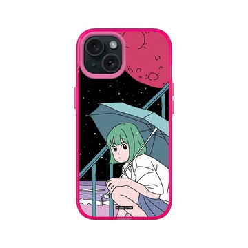 iPhone 15 Clear 粉漾桃 - 子凡 Zzifan_z - 雨傘