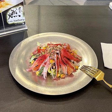 做舊不銹鋼圓盤(24cm)