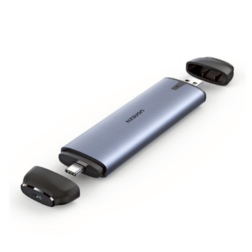 UGREEN 綠聯 M.2 SSD硬碟外接盒 Type-C/USB3.0二合一SATA版