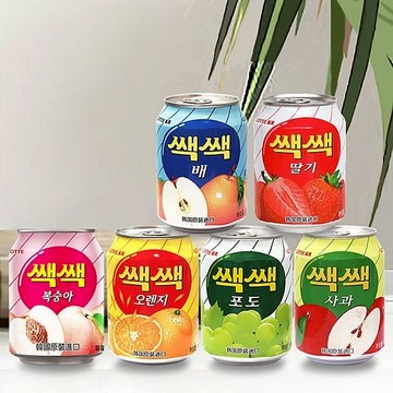 LOTTE 樂天 粒粒葡萄汁 蘋果汁 水梨汁 草莓汁 水蜜桃汁 238ml 果汁 飲料 飲品【好物底家】DS007903