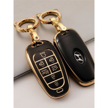 2021款北京現代第五代途勝L鑰匙包索納塔專用汽車高檔保護套殼女