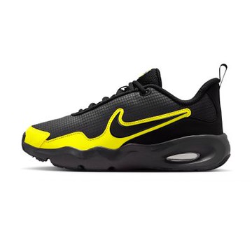 Nike Air Max Nova GS 運動鞋 大童 休閒鞋 黑黃色 緩震 氣墊 防撕裂 尼龍 FN4446-009