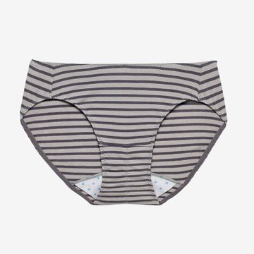 une nana cool-日用生理褲M-L中高腰三角內褲(灰)-US5867GY