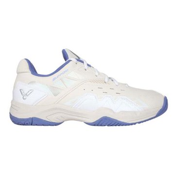 VICTOR 男羽球鞋-訓練 運動 羽毛球 U型楦 勝利 P8500CLS-LF 米白紫