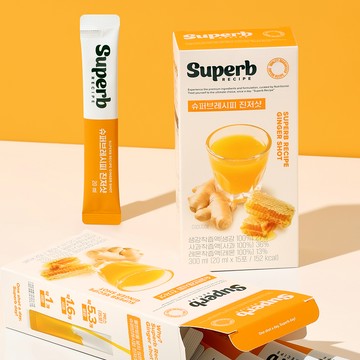 Superb recipe Ginger Shot 15 Sticks (15-day supply)