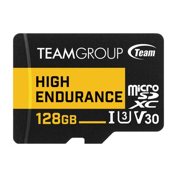 Team High Endurance 128GB Micro SDXC UHS-I U3 V30 監控專用記憶卡