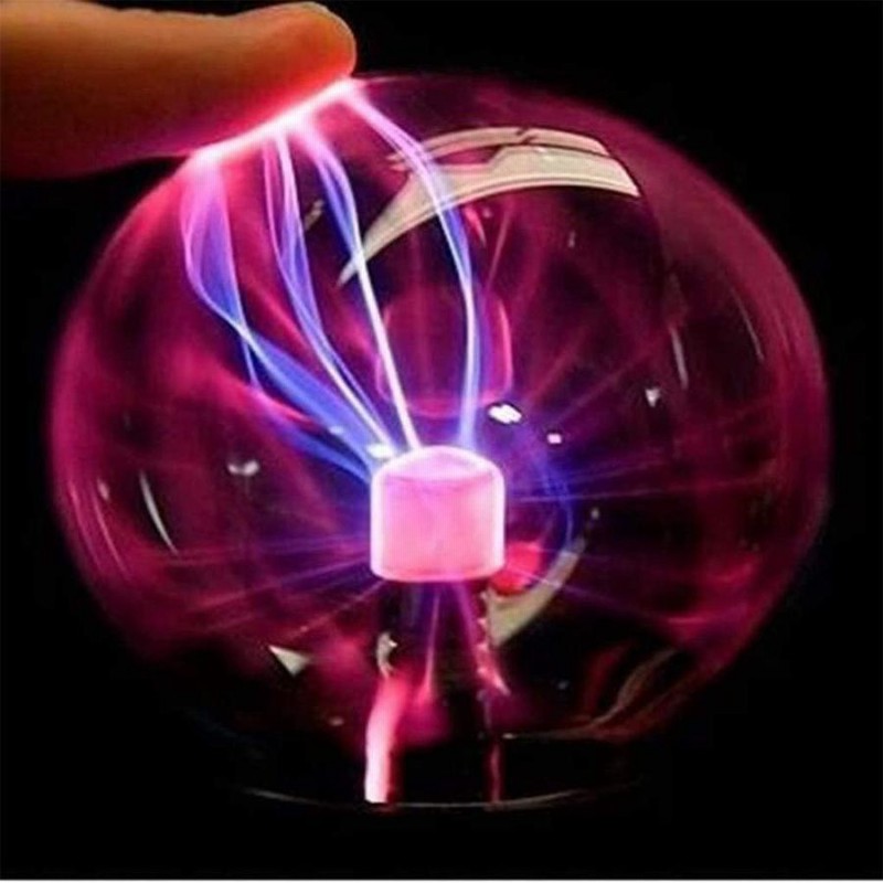 プラズマボール ガラス玉 おもちゃ USB駆動の科学玩具放電ボール