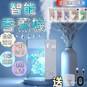 🔥免運🔥台灣現貨🔥智能香薰機 香薰機 自動香薰機 自動噴香機 擴香機 自動噴香 大範圍擴香 多彩氛圍燈 法國特調精油