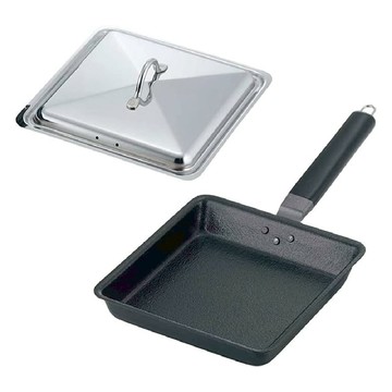 [下村企販]  日本製 方形玉子燒鍋｜附原廠鍋蓋(IH爐適用 39000)