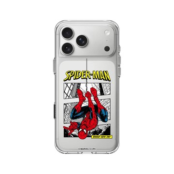 iPhone 17 Pro Max Clear Case（相機按鈕） 透明 - 蜘蛛人 Spider-man - 蜘蛛人 - 命懸一線