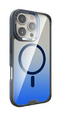 【HODA】 彩石軍規防摔保護殼 iPhone 16 系列 MagSafe 磁吸款 ❮ iPhone 16 ❯ 藍