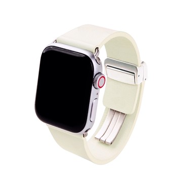 COMPLE｜Apple Watch 皮革悠遊卡錶帶 經典黑/星光白/古典棕 雙尺寸任選
