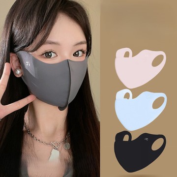 📣桃園出貨📣玻尿酸口罩 防曬口罩 冰絲口罩 冰絲防曬面罩 透氣可水洗 玻尿酸3D立體防曬口罩 面罩 護眼角防紫外線口罩