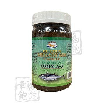 護駿魚油600膠囊100粒/罐(OMEGA-3含EPA360+DHA240)