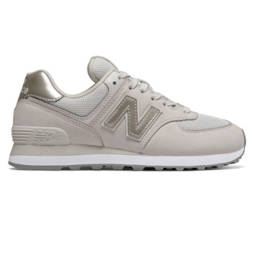New Balance 574 WL574WNO-B 女性 淺灰