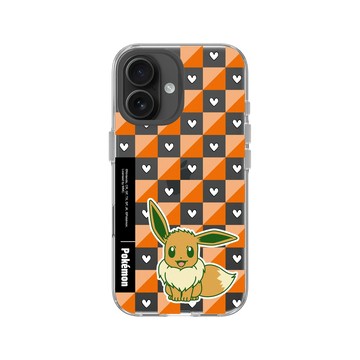 iPhone 16 Clear Case（相機按鈕） 透明 - 寶可夢 Pokemon - 多彩系列-伊布格紋