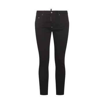 Dsquared2 - Black Cotton Blend Jeans