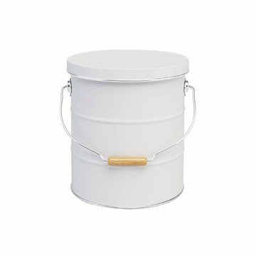 日本 OBAKETSU 手工製儲米桶 5kg白色