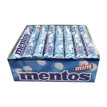 mentos 曼陀珠 薄荷味糖果  24條裝  907.2g  1盒