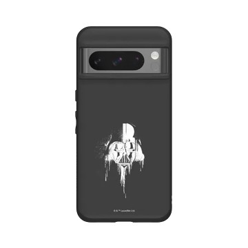 Pixel 8 Pro SolidSuit 黑 - 迪士尼-星際大戰 Star Wars - 黑武士-噴漆白