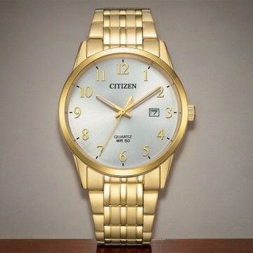 CITIZEN 星辰 限量 紳士日期手錶 新春開運 送禮首選-39mm BI5009-58A