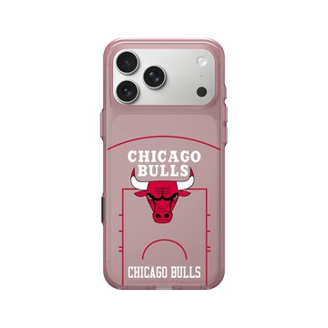 iPhone 17 Pro Max Clear (相機按鈕) 晶醺玫 - NBA - 球場系列-芝加哥公牛 Chicago Bulls - Court