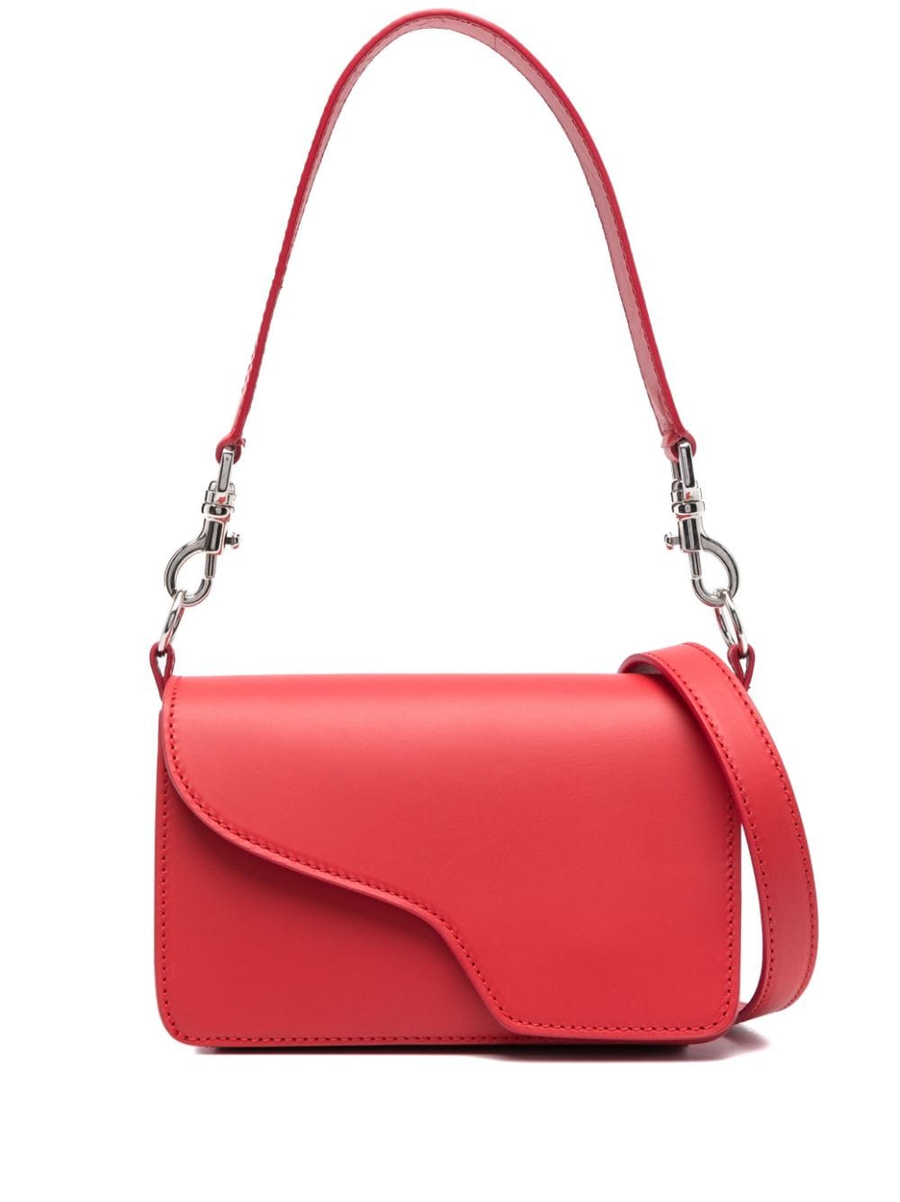 ATP Atelier - Assisi leather shoulder bag - women - Calf Leather - One Size - Red