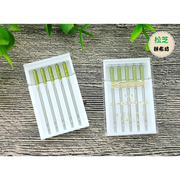 【松芝拼布坊】 淺綠頭 進口車針 家用縫紉機用 HA車針 18號 帆布、防水布 專用車針(精裝)