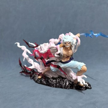 海賊王 GK 漂移 閃電尼卡路飛 站姿 雕像場景 擺件動漫模型