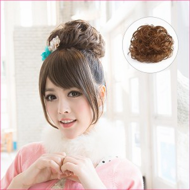 送料無料 デカ団子ウィッグ お団子ウィッグ エクステ つけ毛 楽々 部分ウィッグ Dw04 通販 Lineポイント最大1 0 Get Lineショッピング