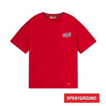 SPRAYGROUND-美國職籃聯盟火箭隊T-shirt-紅色