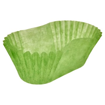 Ideal Wrapping 毅典 橢圓蛋糕紙杯 600入 綠色 耐熱220°C 規格65mmx30mmx30mm  1包