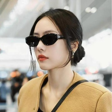 2025新款dada高級感墨鏡女時尚百搭太陽鏡白鹿同款防紫外線眼鏡gm