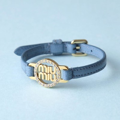 ★美品★miumiu ミュウミュウ マドラスレザー ブレスレット セール 7%OFF】MIUMIU ブレスレット 5IB398 2F36 マドラスレザー