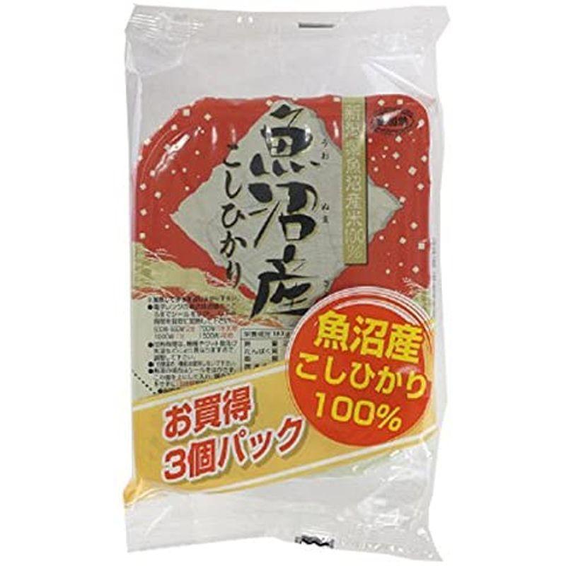 たかの 魚沼産こしひかり 3個パック (180g×3個)×4個入