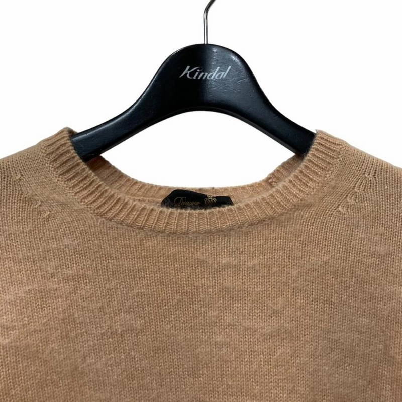 値下げ】Drawer バイカラーカシミヤニット 6513-299-0665 オレンジ  