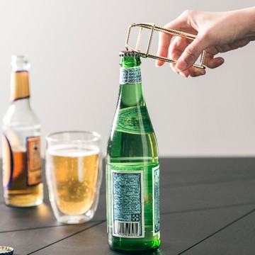 Kanari 房屋開瓶器 House 金色