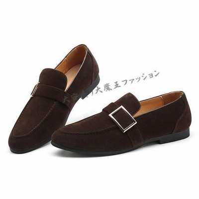 赤字セールローファーメンズスリッポンモカシン大きいサイズ