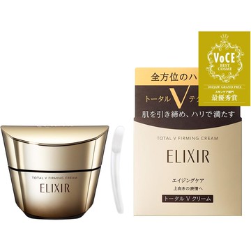 【日本原装】日本貴婦面霜✨ELIXIR Total V霜｜彈潤緊緻｜臉部線條更俐落｜VoCE得獎款50g