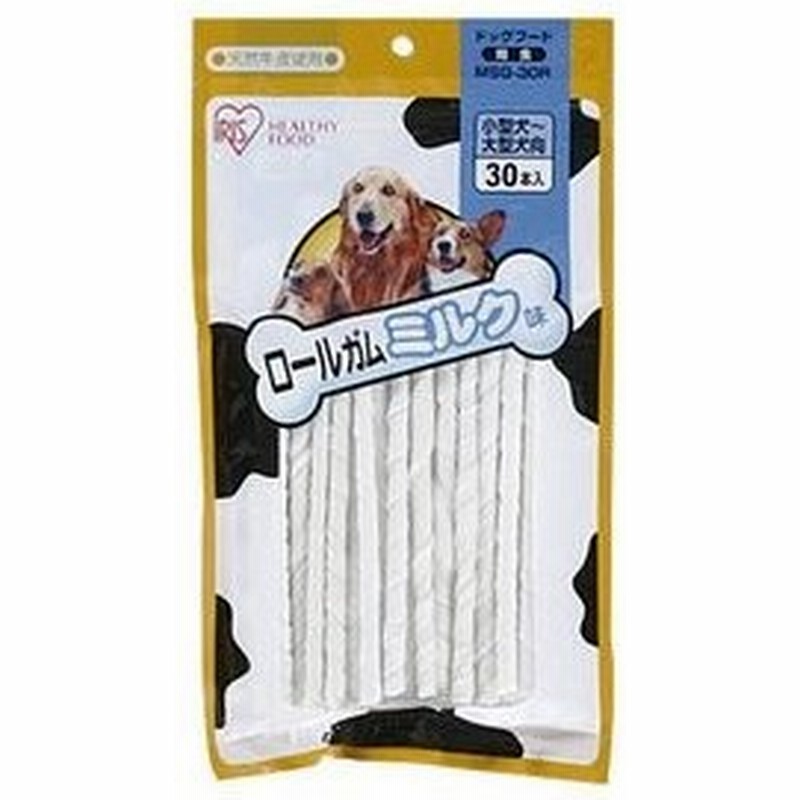 ロールガムミルク味 30本 アイリスオーヤマ デンタル ハード 犬用 おやつ 通販 Lineポイント最大0 5 Get Lineショッピング