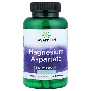 Swanson Vitamins, 天冬氨酸鎂，685 毫克，90 粒膠囊