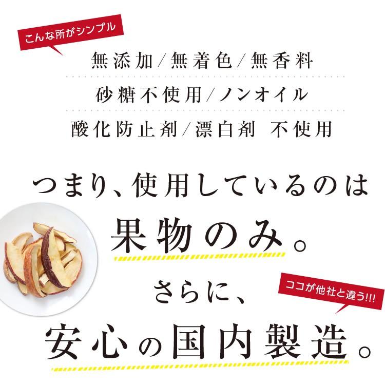 ドライフルーツ 砂糖不使用 無添加 国産 りんご 45g 送料無料 ドライりんご リンゴ 長野 お菓子 おやつ ヨーグルト プチギフト お歳暮