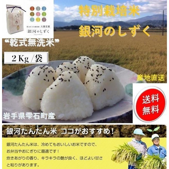 米 岩手県産米 食べ比べ 乾式無洗米 ２Kｇ 袋×２種類比較米 送料無料