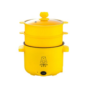 廠家直供電熱鍋現貨大容量電鍋家用多功能電煮鍋外賣禮品電火鍋宿【宜家良品百貨】