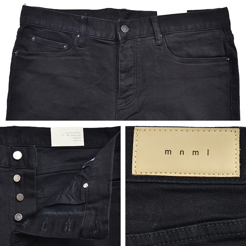 mnml ミニマル デニム M1 Stretch Denim Black M1デニム ジーンズ